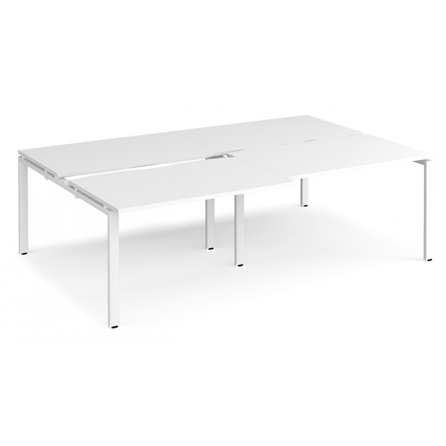 Adapt 1600mm Deep Sliding Top Double Back to Back Bench Desk